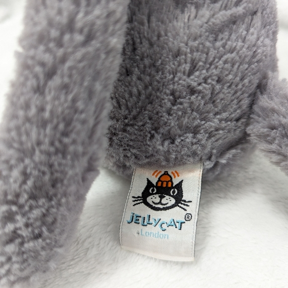 Jellycat Pitterpatter Cat Kitten Grey Gray - Picture 4 of 5